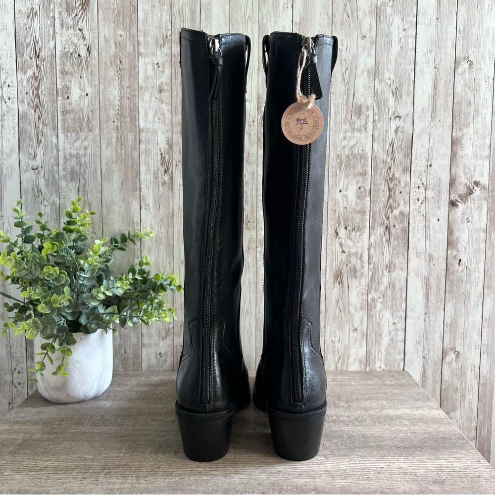 Sofft Shelby Black Leather Tall Western-Inspired Boot New Womens 8 - Picture 6 of 8